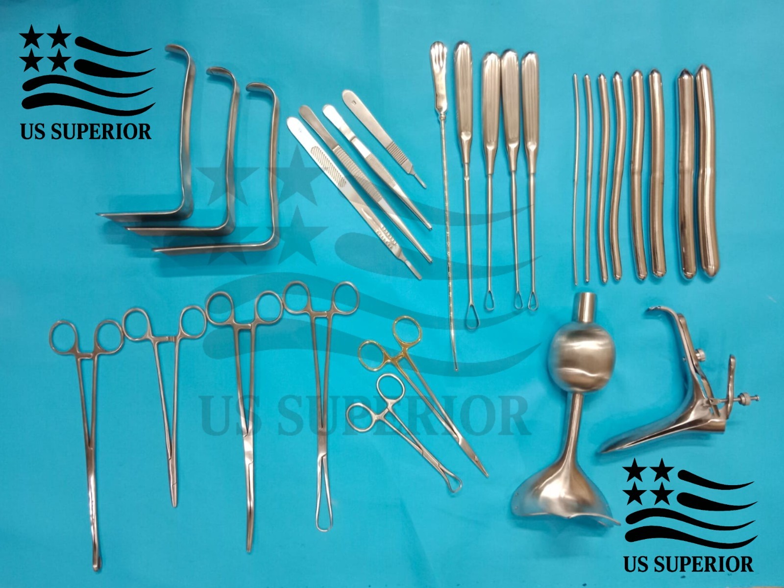 Dilation and Curettage (D&C) Set Gynecology Surgical Instruments