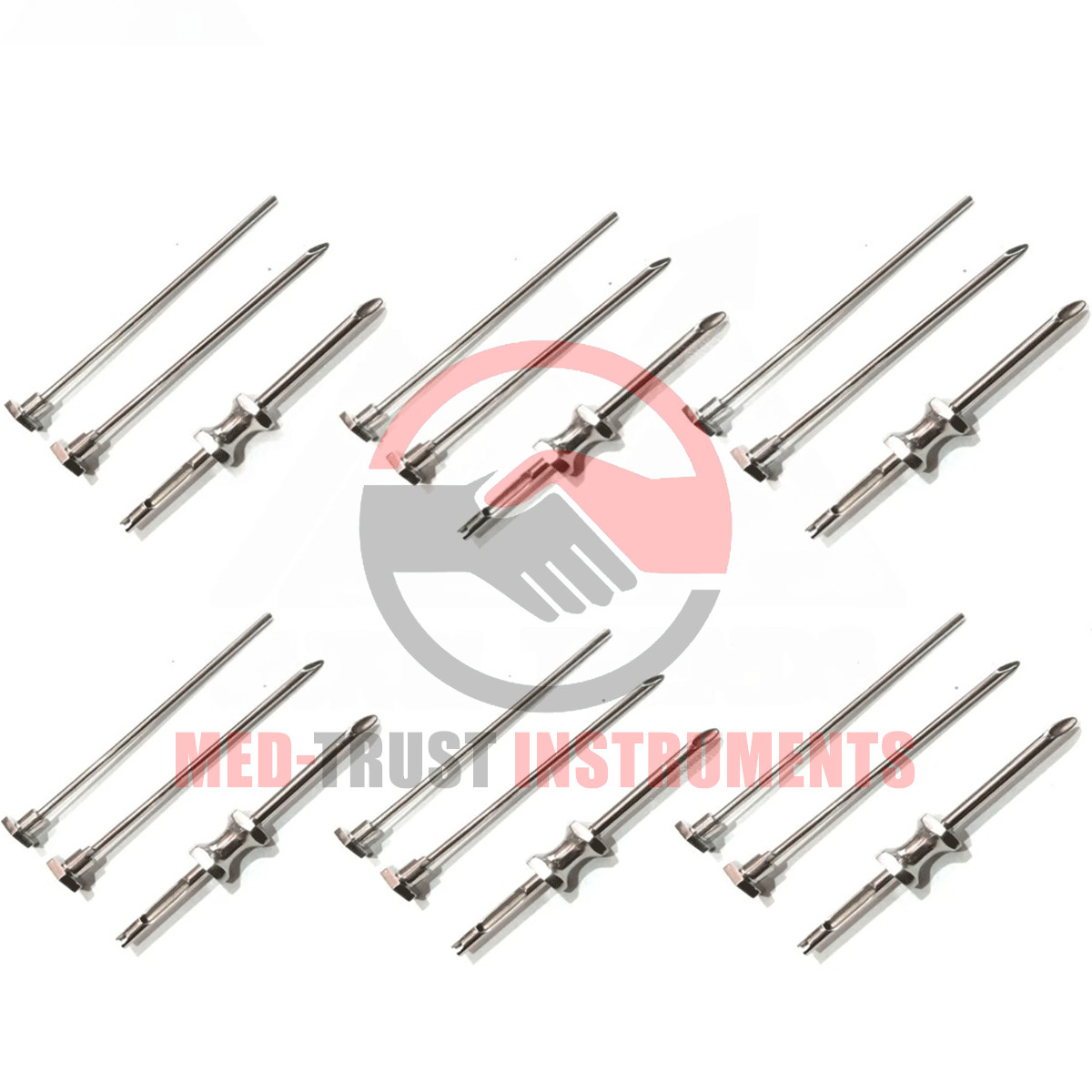 Set Of 6 HRT TROCAR 4.5mm Cannula & Obturator