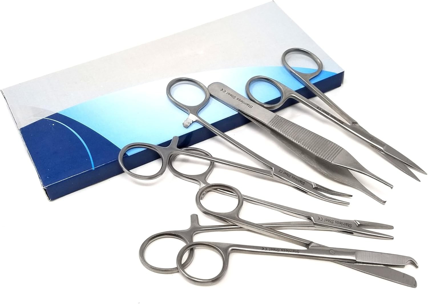 5 Pcs Basic Dressing Kit First Aid Nursing Instruments Surgical Set German Grade