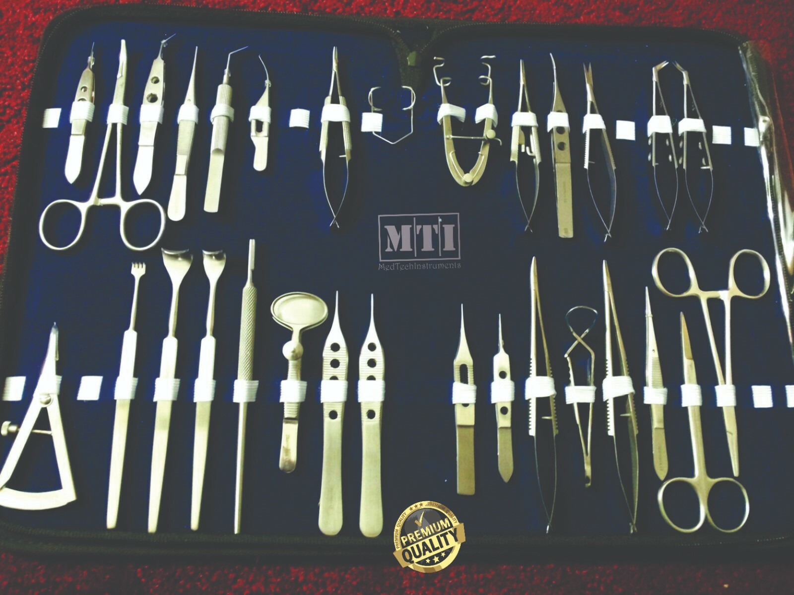30 PC O.R GRADE BASIC OPHTHALMIC EYE MICRO SURGERY SURGICAL INSTRUMENTS SET KIT