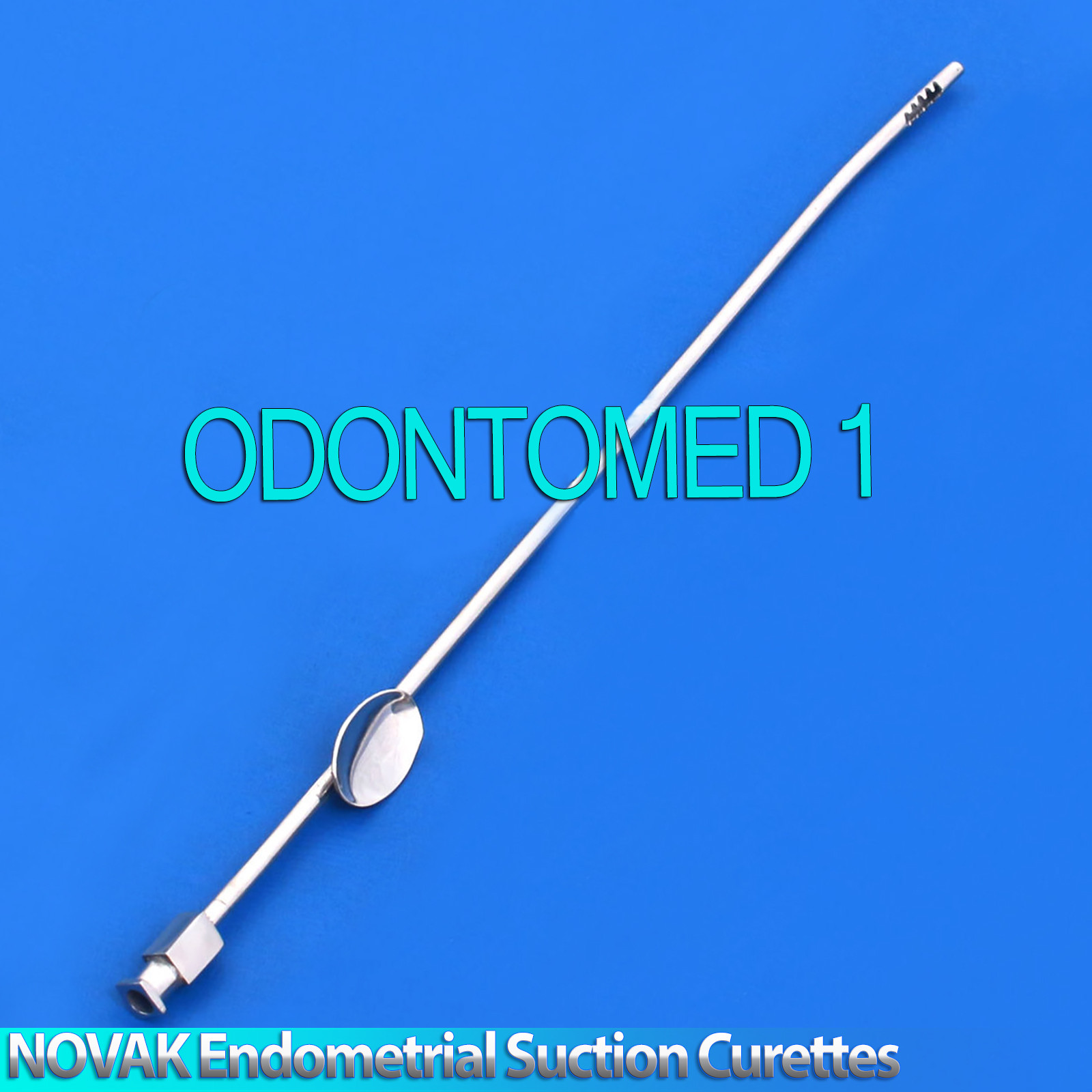 3 Pcs NOVAK 3mm Suction Curettes 9.2″ Gynecology Surgical Instruments