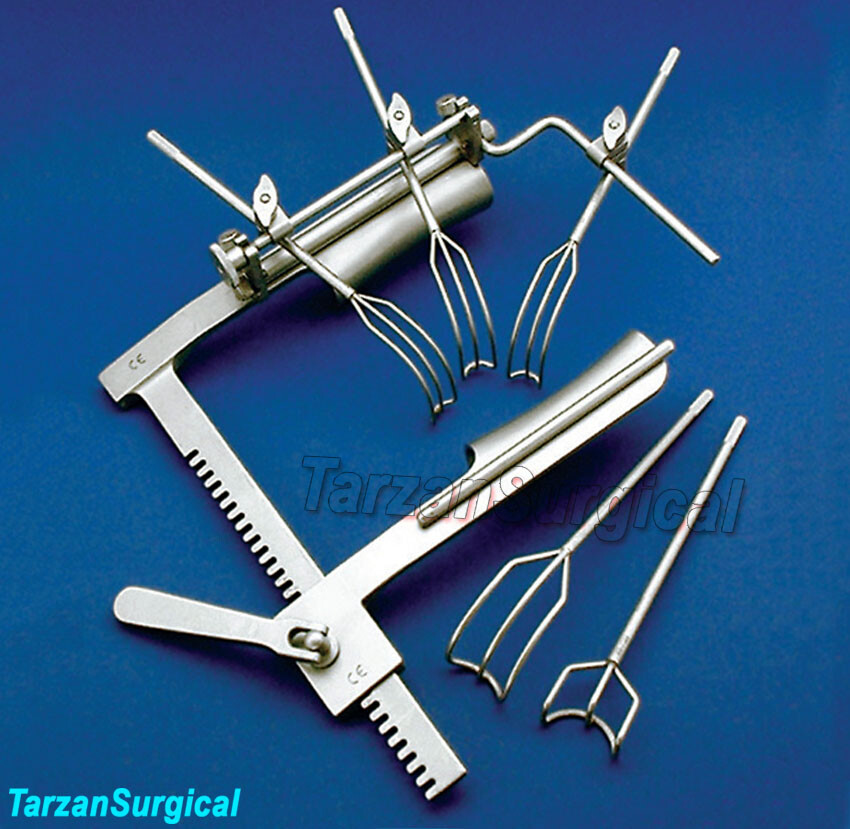 Premium Quality Cooley Cosgrove Mitral Valve Retractor Complete Surgical Kit new