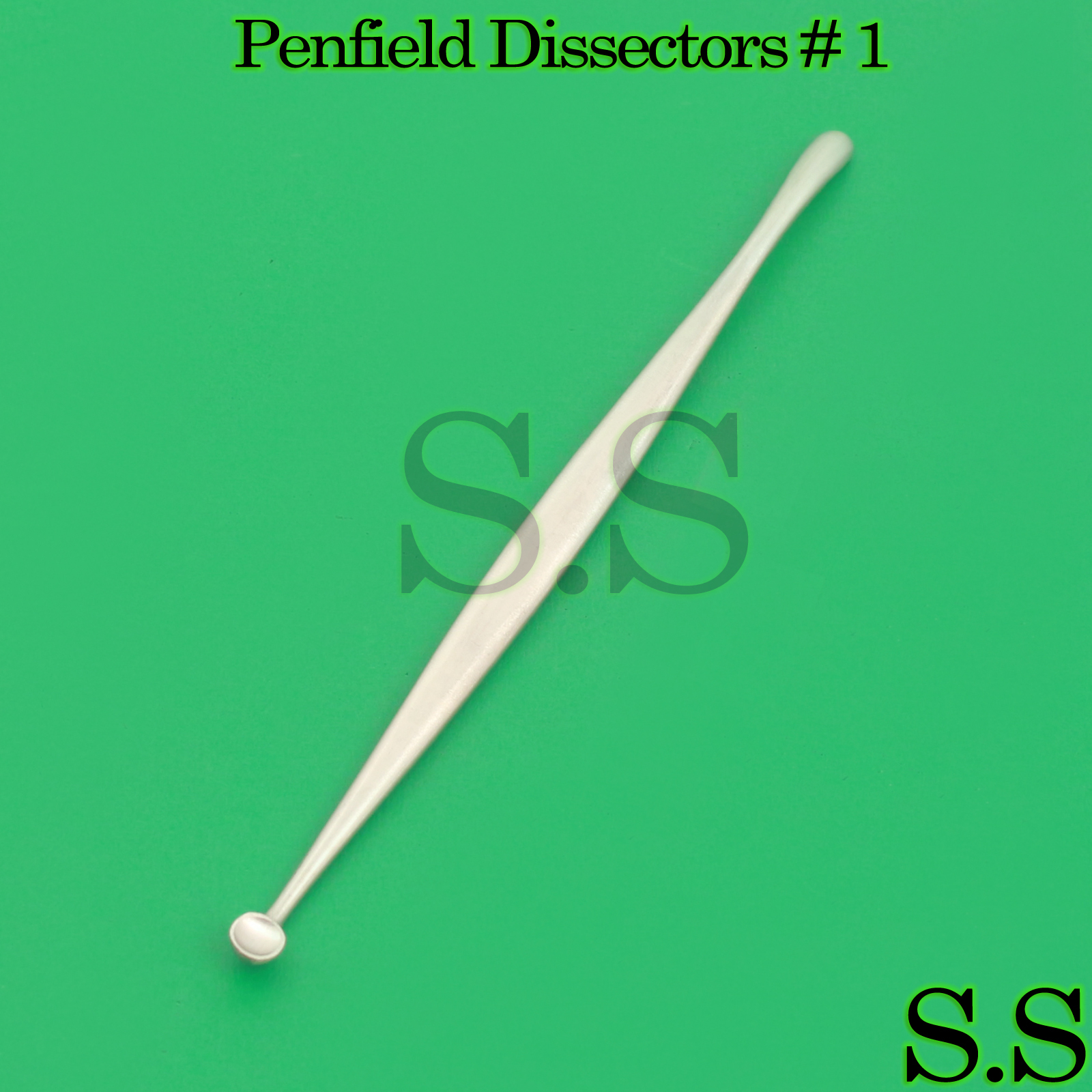 Surgical Penfield Dissectors # 1 Neurosurgery 18cm Spine Double End Instruments
