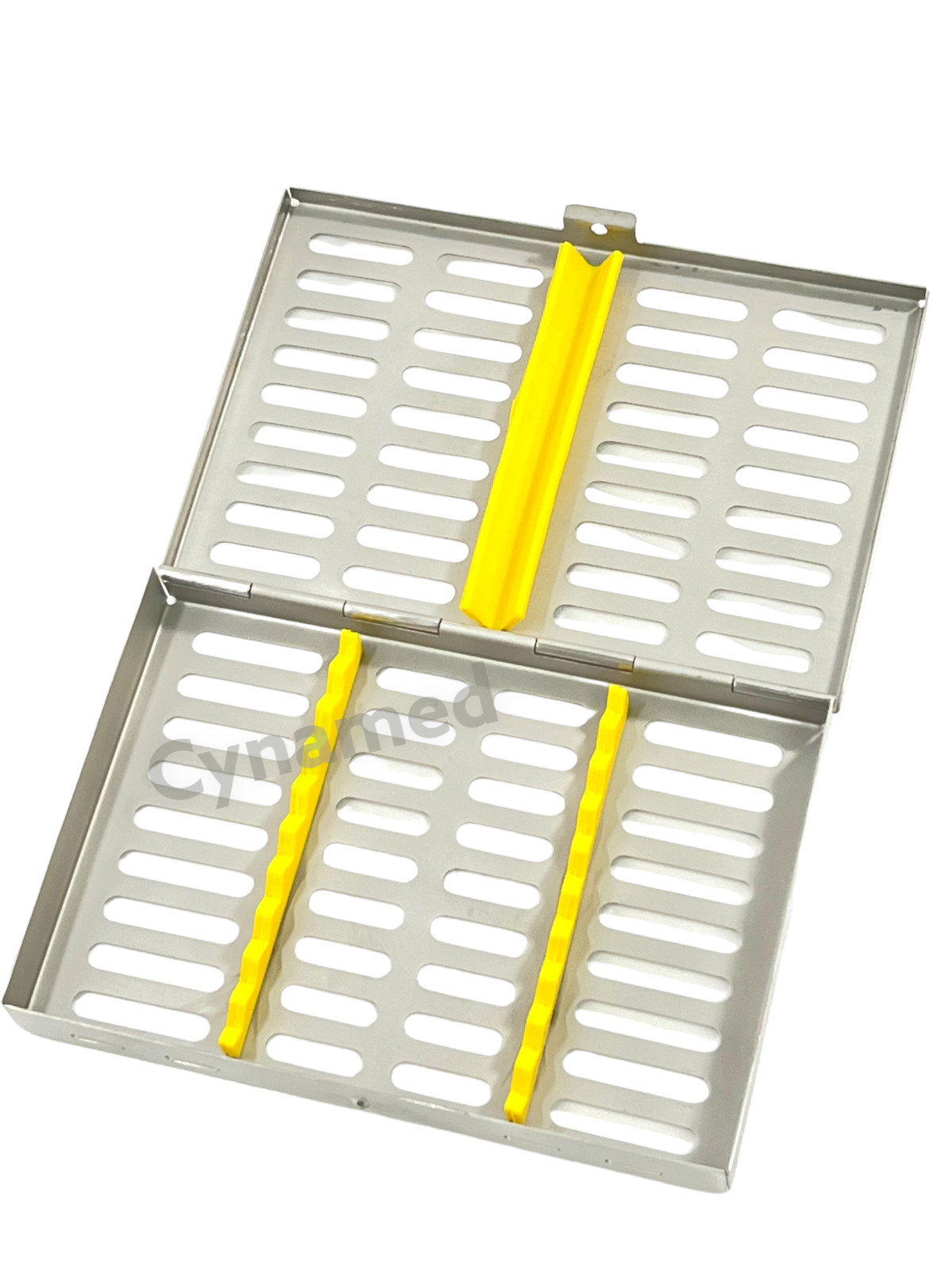 2 GERMAN DENTAL SURGICAL AUTOCLAVE STERILIZATION CASSETTES BOX FOR 10 INSTRUMENT