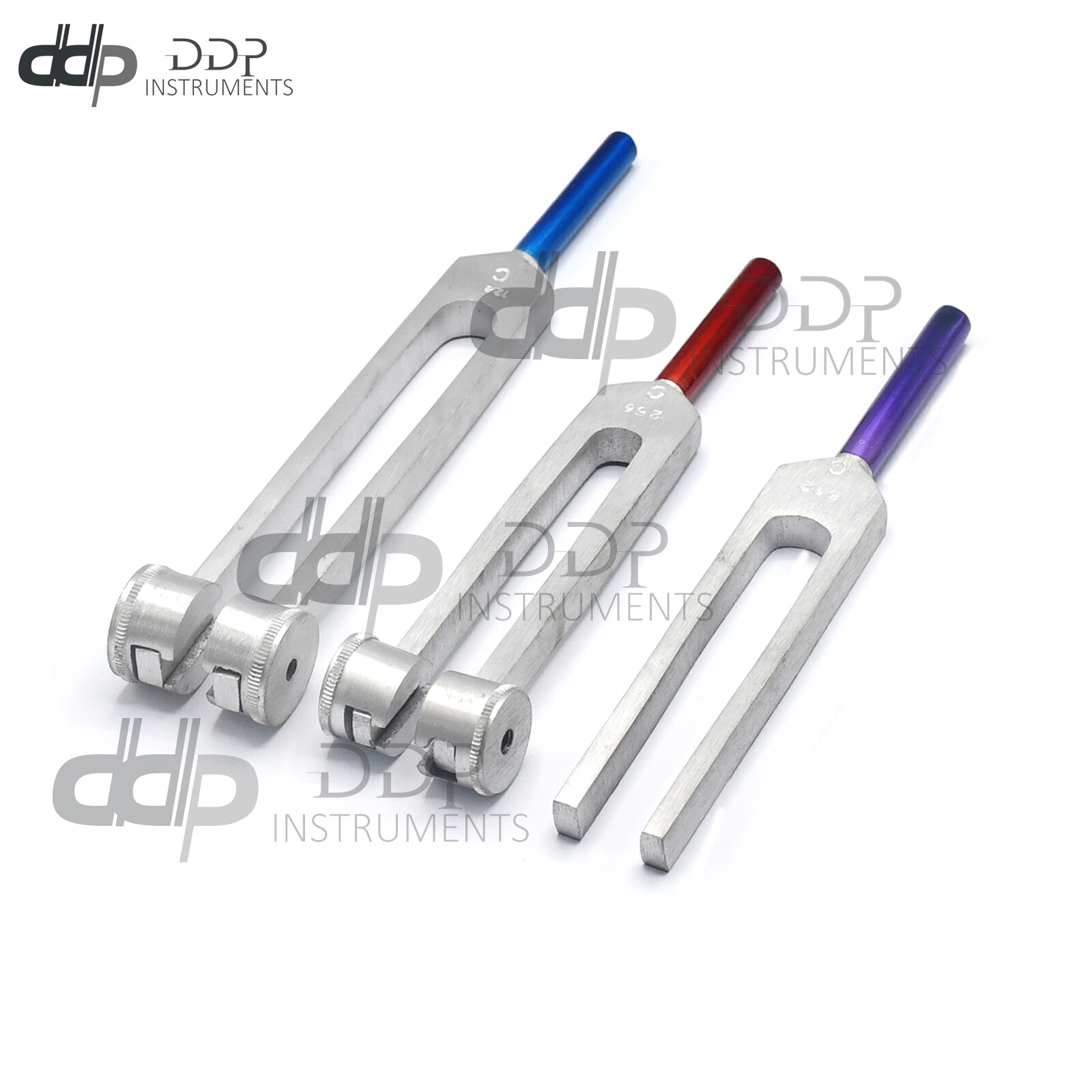 Color Coated Tuning Fork Set C128, C256, C512 Surgical Medical Instruments