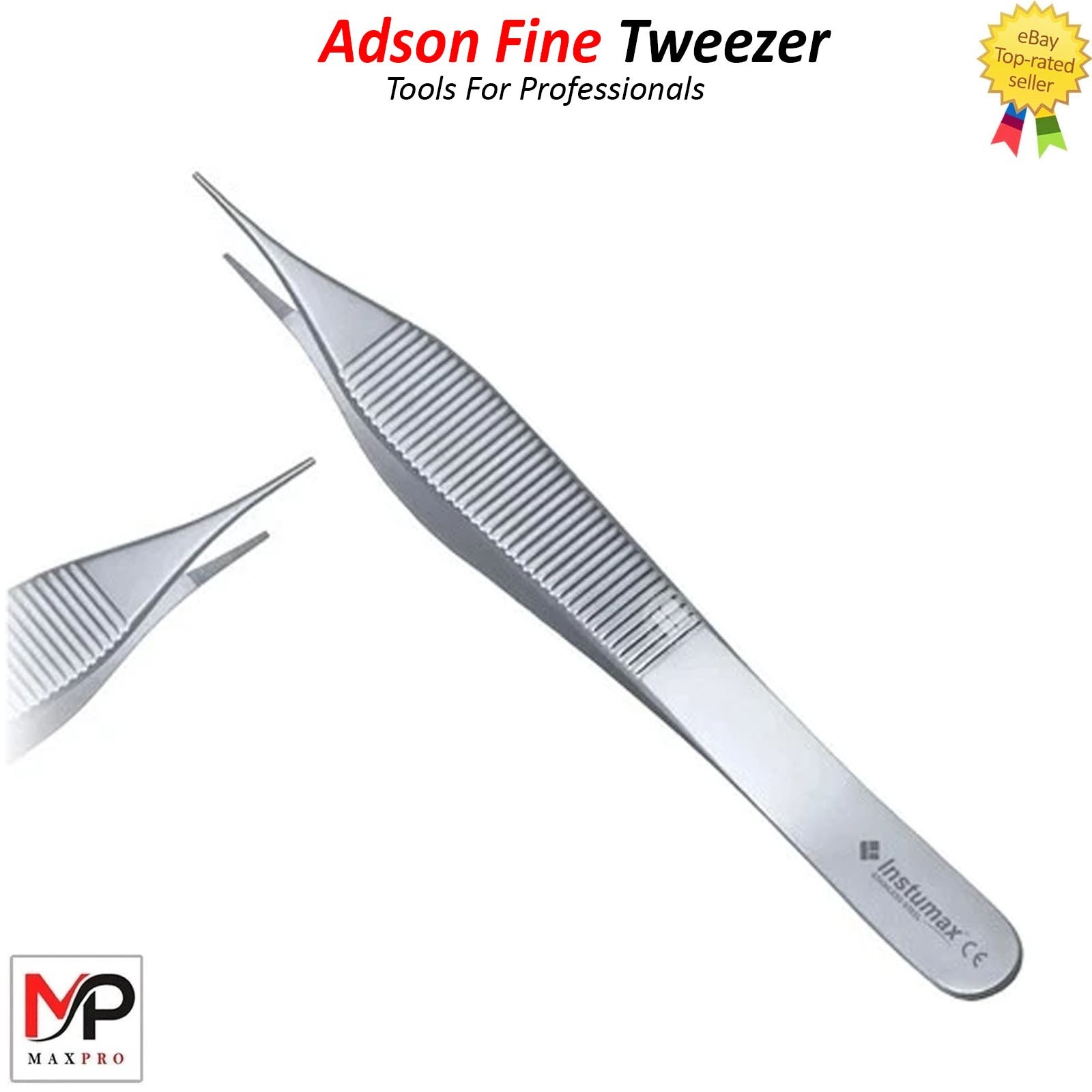 Surgical Suture Removal Kit Set Of 2 Iris Scissors Adson Tweezers Forceps CE