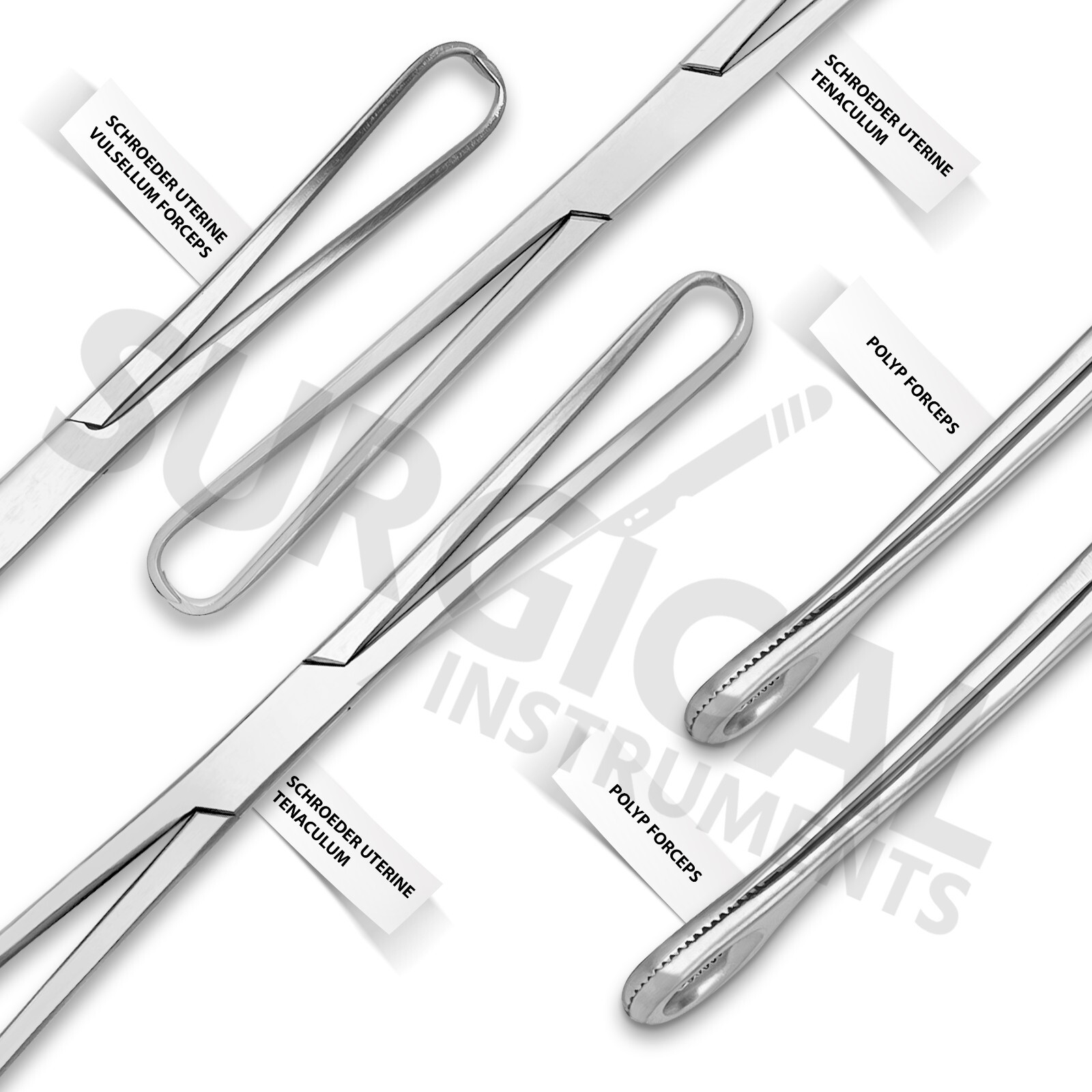 9 Custom Surgical Instruments Set lots of Vaginal, D&C, Laparotomy, Delivery Set