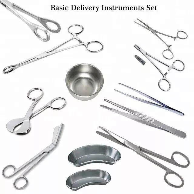 Brand New Basic Delivery Instrument Set Surgical Instrument (12 PCS)