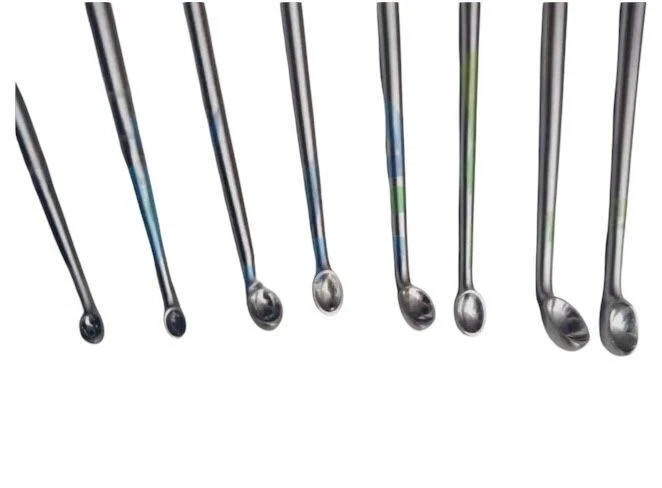 8 Pcs Bone Cervical Curettes Spine Orthopedics Spine Instruments