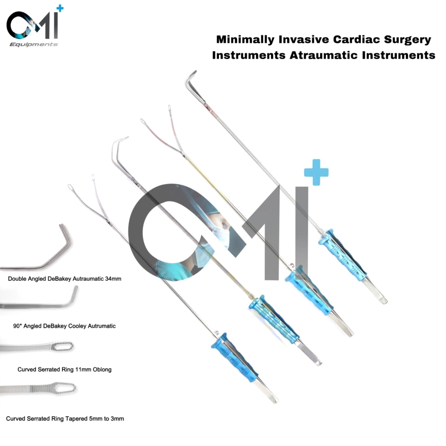 Minimally invasive Cardiac Surgery instruments atraumatic instruments Set