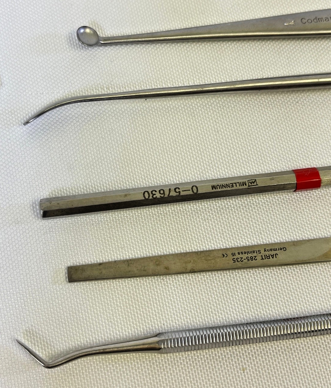 Set of 5 Millenium Konig Codman Jarit Penfield Dissectors Neurology Orthopedic