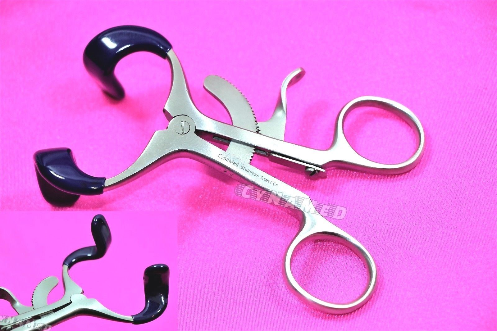 3 German Stainless Molt Mouth Gag Blue 5.5″+4.5″+3.5 Dental Surgical Instruments